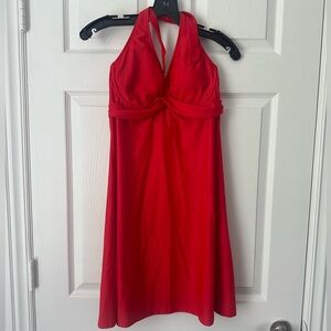 Athleta NWOT Tara Swim Dress Underwire Saffron Size 36B/C